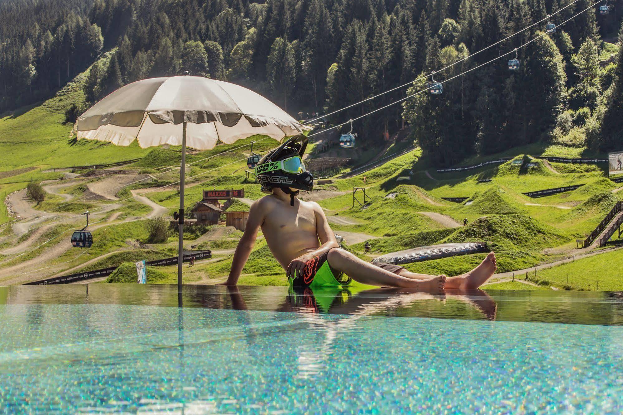 Hotel Bacher Asitzstubn Leogang Esterno foto